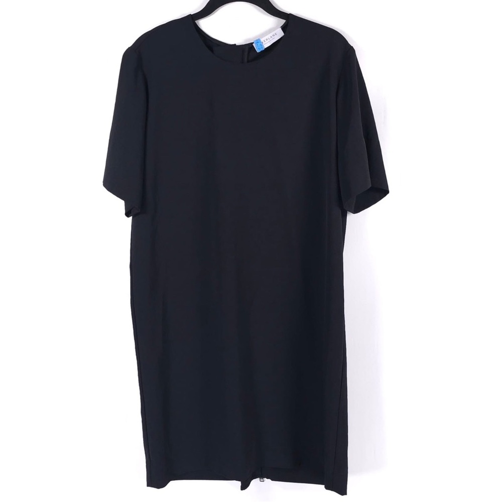 EVERLANE Japanese GoWeave Full Back Zip SS Shift Dress TRIACETATE Size 2 - Picture 4 of 9